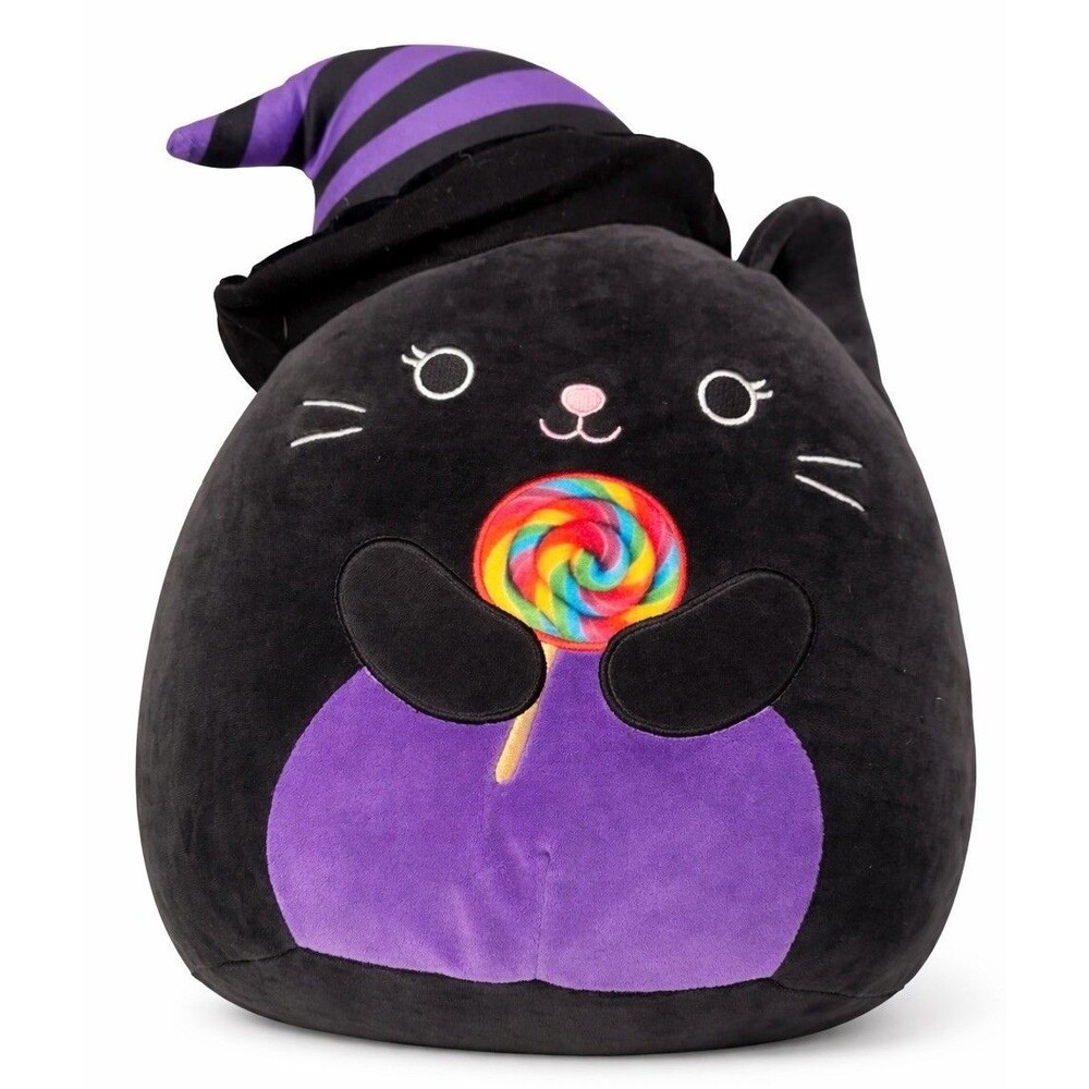 Squishmallow 17” Autumn The Cat Lollipop Halloween Witch Hat